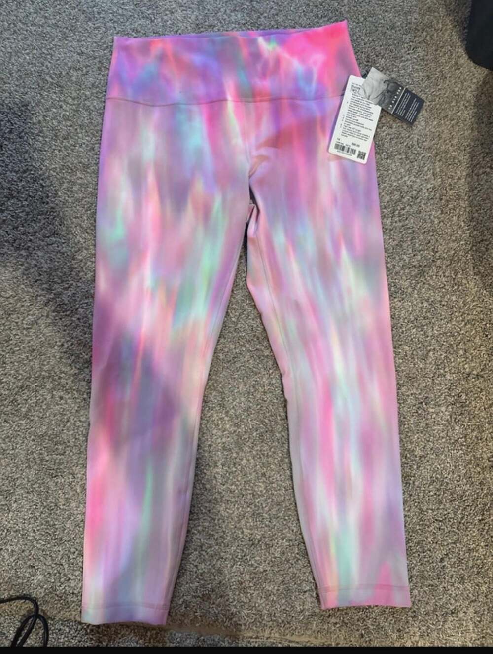Lululemon Wunder Train HR Tight 25" Size 14 Multi Wash Leggings
